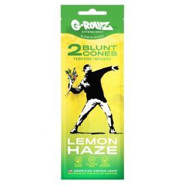 12x G-Rollz BANKSY CBD Blunts, Lemon Haze, 2 Stk.