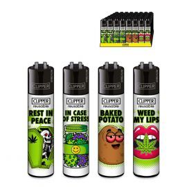 Clipper Slogan backed, assortiert, 48er