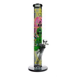 Black Leaf Bong Glas Alien Meditation, 40cm