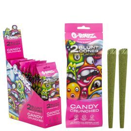 12x G-Rollz Prerolled Cones Terpene Infusion, Candy Crunched