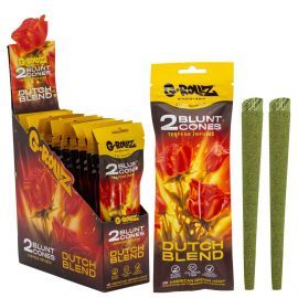 12x G-Rollz Prerolled Cones Terpene Infusion, Dutch Blend