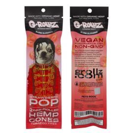 12x G-Rollz Pre Rolled CBD Blunts, Strawberry, 2 Stk.