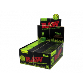 RAW Black Organic Hemp KS Slim (50er)