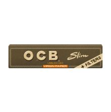 OCB Slim Virgin Unbleached + Filter (32)