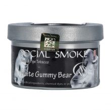 Social Smoke White Gummy Bear 100 gr.