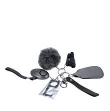 Schlüsselanhänger Set Safety, Grau