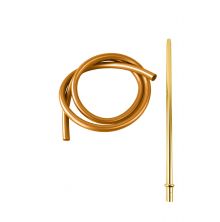 Mata Leon Silikonschlauch Matt mit Alumundstück 40cm - Gold